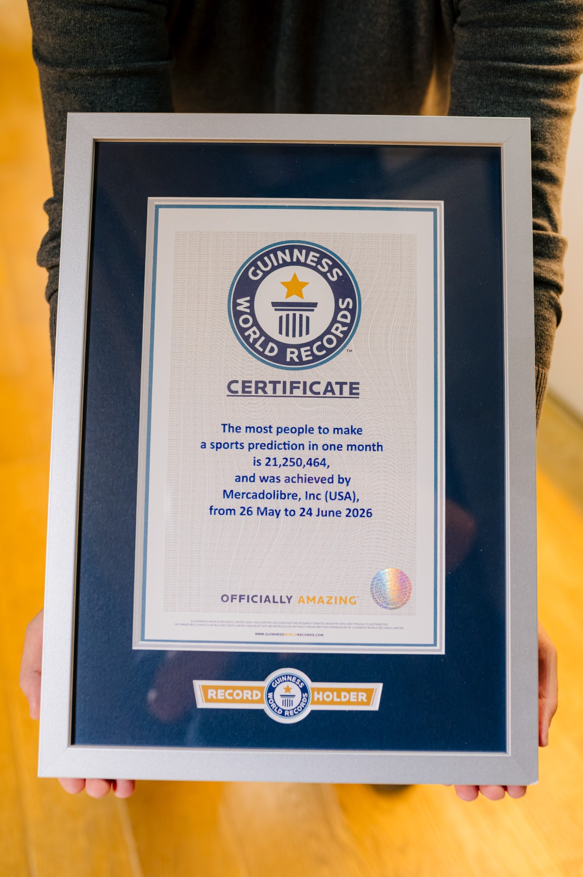 Bolão do Mercado Pago é reconhecido pelo Guinness World Records