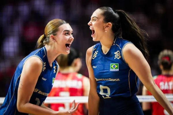 Vôlei: Brasil vence o Japão e fica a uma vitória da fase final da VNL - destaque galeria