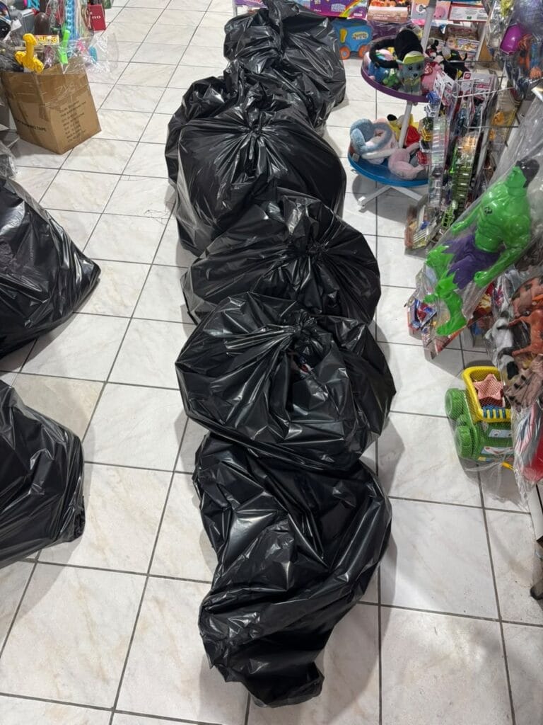 Grande quantidade de produtos é apreendida durante fiscalização em loja de produtos chineses em Jaraguá do Sul