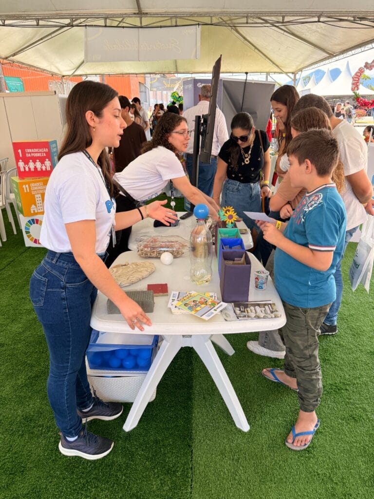 Samae participou do Domingo no Parque WEG com atividades interativas