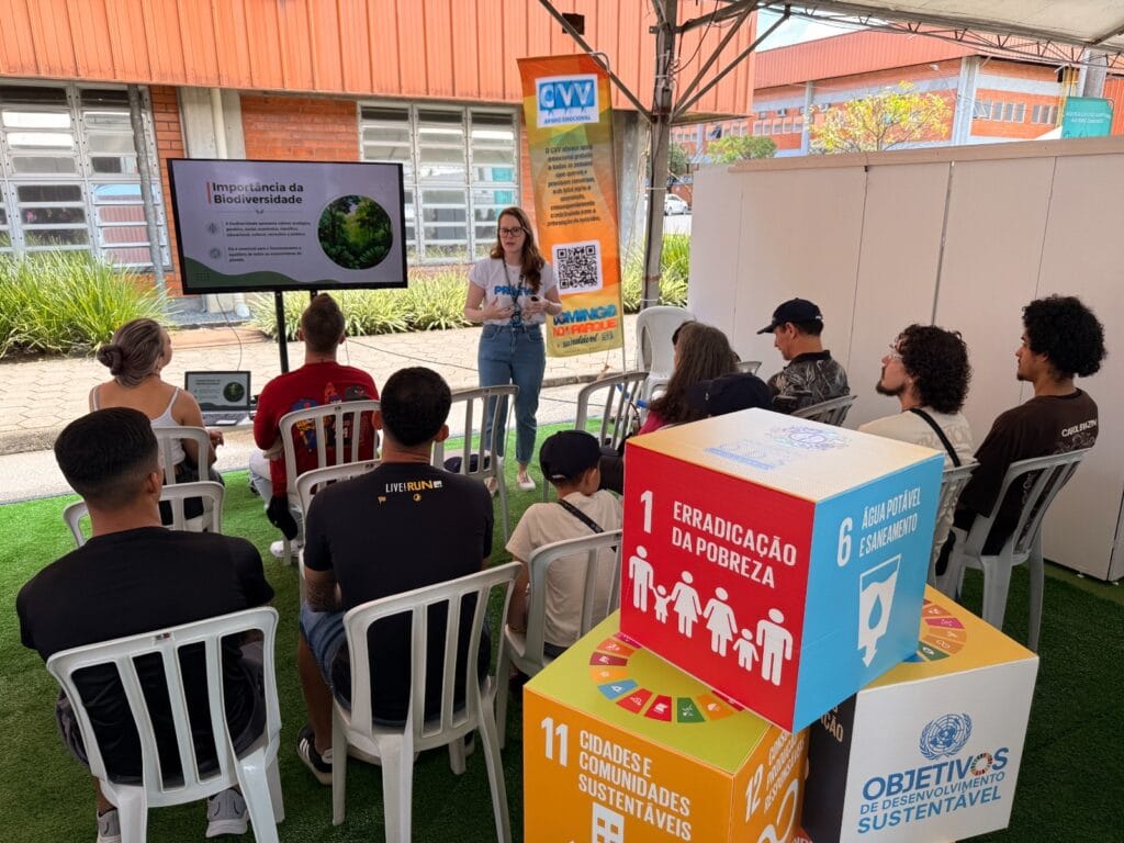 Samae participou do Domingo no Parque WEG com atividades interativas
